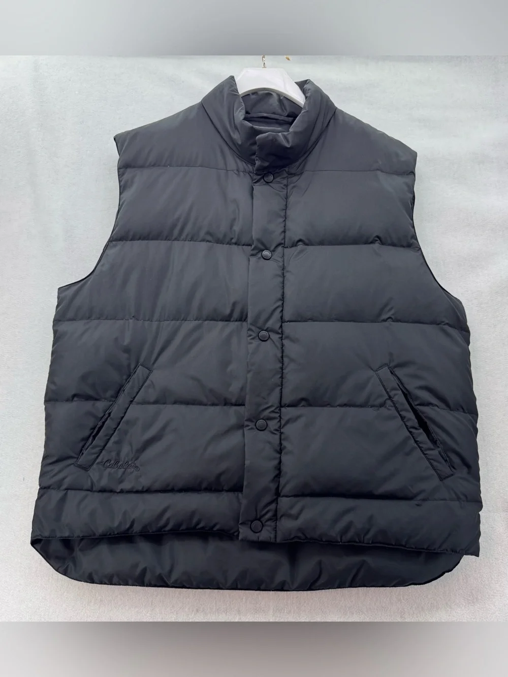 EUC Cabela’s Outdoor Gear Premier Northern Goose Down Vest Black size Large
